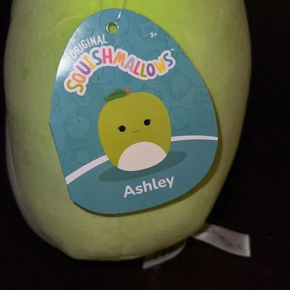 Squishmallows “Ashley” 8" Green Apple Plush Toy - 8 in - Picture 6 of 8